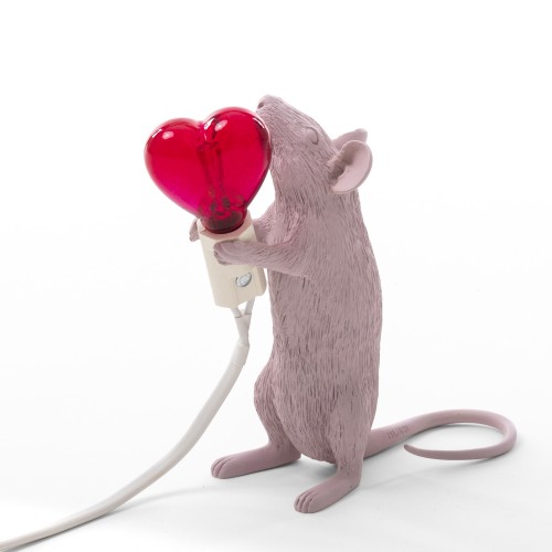 Lampe Mouse Sitting Coeur – Image 3